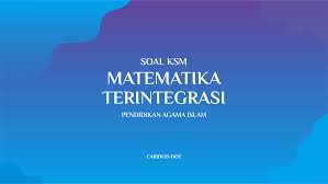 We did not find results for: Soal Ksm Online Matematika Terintegrasi Pai Untuk Mts Tahun 2021 Cariduit Dot