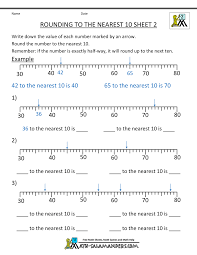 Rounding Worksheets To The Nearest 10 Rounding Worksheets Rounding Numbers Rounding Decimals