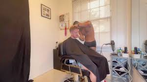 Barber blowjob