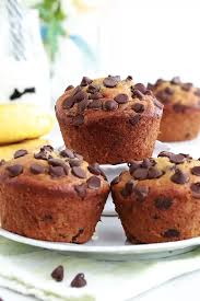 Muffins Banane Et Pepites De Chocolat Hyper Moelleux Sur La Base Du Banana Bread Classique Recette Facile Et A En 2020 Recette Muffin Banane Recette Muffins Moelleux