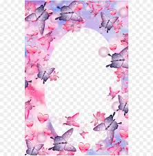 Ecuador butterflies frame blue picture frame butterfly frames. Cute Pink And Purple Butterfly Frame Pink And Purple Frames Png Image With Transparent Background Toppng