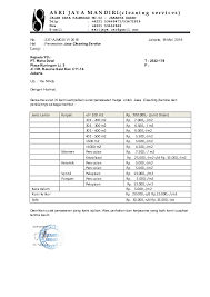 Surat penawaran merupakan suatu surat yang ditujukan kepada suatu instansi yang bertujuan untuk menawarkan sesuatu. Doc Maha Dewwi Asrijaya Mandiri Academia Edu
