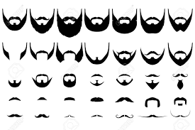 Some suit you, some do not. Set Of Isolated Vector Facial Hair Styles On White Background Stock Photo Picture And Royalty Free Image Image 74709344