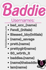 64 Baddie Instagram Names Available Bridal Shower 101