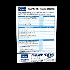 Buying a new car checklist. Used Car Buying Checklist Cars And Plane Models