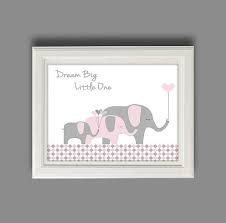 Maybe you would like to learn more about one of these? Nursery Art Print Kids Wall Art Dream Big Little One In Any Color Pink And Gray Nursery De Elephant Nursery Art Elephant Nursery Elephant Nursery Decor