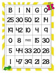 Printable · choose your words · done in minutes Number Recognition Bingo 1 50 By The Big Apple Teacher Tpt