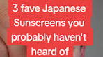 3 unique Japanese sunscreens that I love! The rohto is ...
