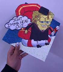 61 Funny Spongebob Graduation Caps That Are 110 Relatable Spongebob Graduation Cap Spongebob Graduation Graduation Cap Decoration