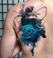 Watercolor Rose Tattoo Rosetattooideas Blue Rose Tattoos Watercolor Rose Tattoos Tattoos
