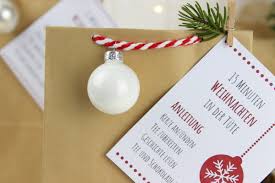 Spielerisch in der weihnachtszeit lernen. Diy 15 Minuten Weihnachten In Der Tute Geschenkidee Zu Weihnachten