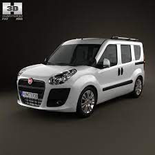 Fiat Nuovo Doblo Combi 2011 3d Model Ad Doblo Nuovo Fiat Model Fiat Doblo Carros