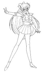 This page shows an example of the letter v. Codename Sailor V Coloring Page By Sailortwilight On Deviantart