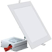 Halo bld6089swhr bld 6 in. Halo 10p Recessed Ceiling Light Square Trim With Glass Albalite Lens 9 3 8 White Recessed Light Fixture Trims Amazon Com