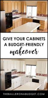 Kitchen Diy Renovation Pt 1 Cabinet Makeover Cheaper Than New Custom Cabinets The Baller On A Budget An Affordable Fashion Beauty Lifestyle Blog Diy Kitchen Renovation Cheap