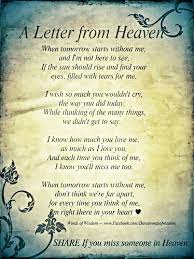 It is said that there is no reason that we should not be contented in heaven while others suffer in hell, since we know how much misery there is in this world and yet enjoy ourselves in spite of the knowledge. Pin By Bec M On Heaven Letter From Heaven Heaven Poems Inspirational Quotes God
