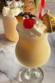 Poolside Pina Colada Poolside Pina Colada We Dish It Up Recipe In 2020 Pina Colada Pineapple Juice Authentic Pina Colada Recipe
