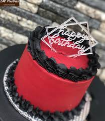 See more ideas about car cake, cupcake cakes, cake. Tm Pastries Simple Red And Black Design On A Six Inch Facebook