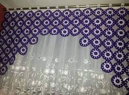Dekoratif Orgu Perde Modelleri Curtains Crochet Curtains Crochet Curtain Pattern