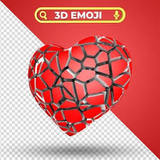 Facebook gives people the power to share and makes the. 3d Emoji Coeur Brise Avec Emoticone D Amour Vecteur Premium