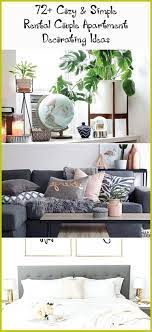 72 Cozy 038 Simple Rental Couple Apartment Decorating Ideas Apartment Apartmentd Couples Apartment Apartment Decorating Rental Living Room Decor Apartment