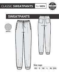 Sweatpants Pdf Sewing Pattern For Men Sweatpants For Men Etsy In 2021 Mens Sweatpants Pdf Sewing Patterns Men S Sweatpants