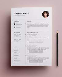 Simple, attractive and professional layout. Free Resume Template 3 Page Cv Template Freebies Graphic Design Junction