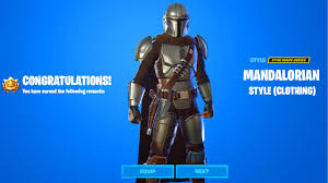 The kama for my outfit is ment to conceal weapons and is a bright gold with mandalorian stencil'd language on the back. How To Get The Mandalorian Armor In Fortnite
