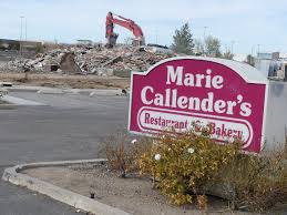 A really cool restaurant that has some awesome advertising with some stupid cows. Marie Callender S Demolished In Victorville Chick Fil A One Step Closer To Reality