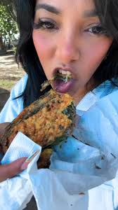 Kickstarting the day with some crispy, flavorful Saheena—Trini street food  at its finest! Golden, spiced, and packed with flavor, just how I like it!  #TriniBreakfast #SaheenaVibes #IslandEats