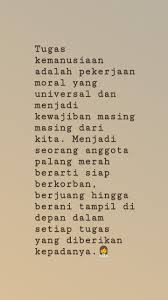 Mar 05, 2020 · organisasi or ga ni sa si kata nomina kata benda 1 kesatuan susunan dan sebagainya yang terdiri atas bagian bagian orang dan sebagainya dalam perkumpulan dan sebagainya untuk tujuan tertentu. Kata Mutiara Palang Merah Untuk Status Dan Caption Kosngosan