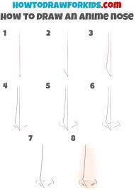 How To Draw An Anime Nose - Easy Drawing Tutorial For Kids