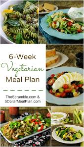 New 6 Week Vegetarian Meal Plan Available 5 Dinners Recipes Meal Plans Coupons Vegetarian Meal Plan Vegetarian Menu Vegetarian Meal Prep