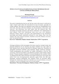 Pdf Penguatan Wawasan Kebangsaan Dan Moderasi Islam Untuk Generasi Millenial