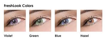 Freshlook Colored Lenses Color Examples
