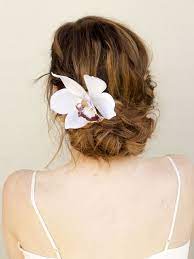 White Tropical Orchid Hair Clip Quot Sariah Quot Bridal Hair Accessories By Hair Comes The Brid Flower Hair Clips Flower Hair Accessories Flowers In Hair