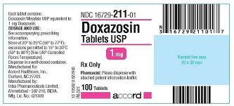 Doxafi̇n 5 mg film tabletler, 20 veya 30 tablet içeren ambalajlarda bulunmaktadır. Ndc 16729 213 Doxazosin Doxazosin