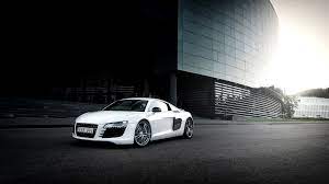 The great collection of audi r8 hd wallpaper 1900x1200 for desktop, laptop and mobiles. Wallpaper Audi R8 White Car City Glare 1920x1080 Full Hd 2k Picture Image