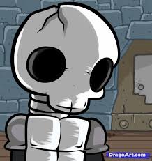 How To Draw Skeleton Skeleton From Castle Crashers Step By Step Castle Crashers Drawings 2d Game Art