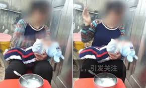 Woman Is Caught Savagely Slapping Her Five Month Old Son In The Face Because He Wouldn T Stop Crying Daily Mail Online