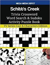 schitts creek trivia crossword word search sudoku