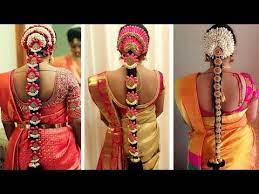 Indian Bridal Hairstyles Wedding Hairstyles Step By Step Bridal Bun And Bri Bridal Hairstyle Indian Wedding South Indian Hairstyle Indian Bridal Hairstyles