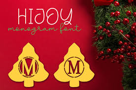 Download Hijoy Font By Typefar Creative Fabrica Monogram Fonts Decorative Monogram Christmas Monogram Yellowimages Mockups