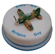 Completely carved and made from cake. Spitfire Cake