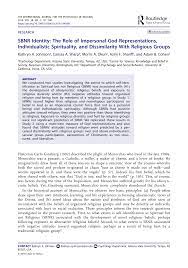 SBNR Identity: The Role of Impersonal God Representations, Individualistic  Spirituality, and Dissimilarity With Religious Groups