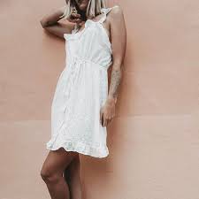 Alisa Martini In Our Get Away Polkadot Dress Follow Us Popcherryau For More Popcherry Fashion Regram Via Bqw2ll9aaut Gal Fashion White Dress