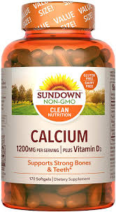 Should seniors take calcium supplements? Amazon Com Sundown Calcium 1200mg With Vitamin D3 25mcg Softgels For Immune Support Non Gmo Dairy Free Gluten Free 170 Count Health Personal Care