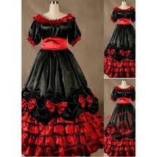 Spice up your wardrobe with our new arrivals! Gorgeous Black And Red Victorian Dress