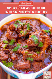Spicy Slow Cooked Indian Mutton Curry Indian Mutton Curry Recipe Curry Recipes Mutton Recipes Indian Food Recipes