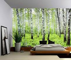 Birch Tree Wall Decals Peel And Stick Birch Tree Forest Large Wall Mural Self Adhesive Vinyl Wallpaper Peel Stick Fabric Wall Decal Large Wall Murals Wall Murals Vinyl Wallpaper
